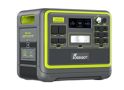 FOSSiBOT F2400 超大容量ポータブル電源 | 車中泊・キャンプ