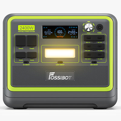 FOSSiBOT F2400 超大容量ポータブル電源 | 車中泊・キャンプ 