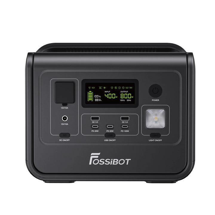 FOSSiBOT F800ポータブル電源 | 防災推奨・車中泊・キャンプ